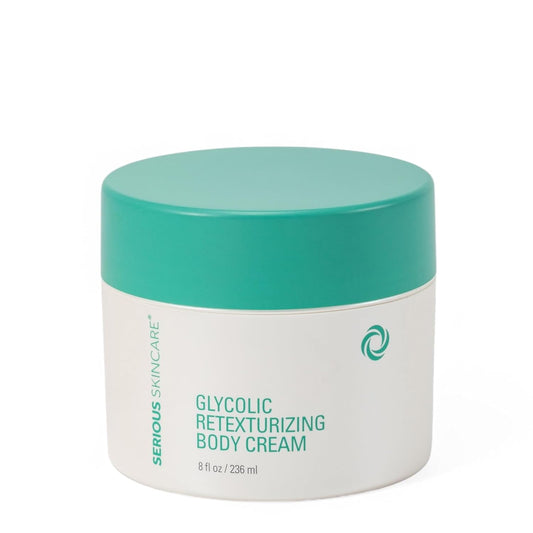 Serious Skincare - Glycolic Firming Retexturizing Body Cream - Moisturizing - Hydrating for Dry