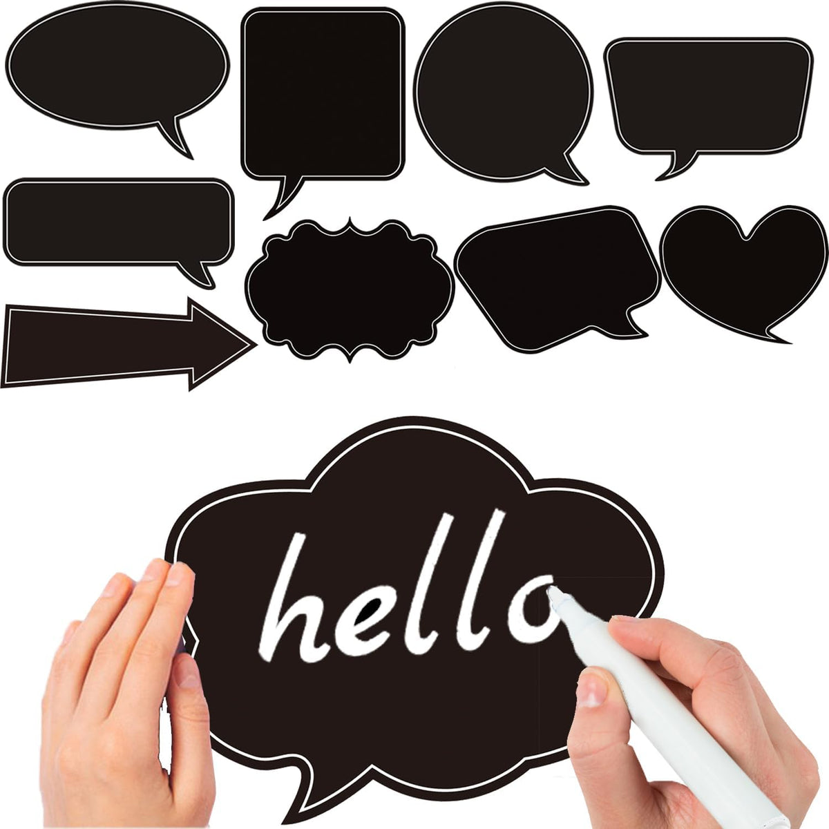 35pcs Insta-Themed Social Media Party Selfie Photo Booth Props with Speech Bubble DIY Photo Props