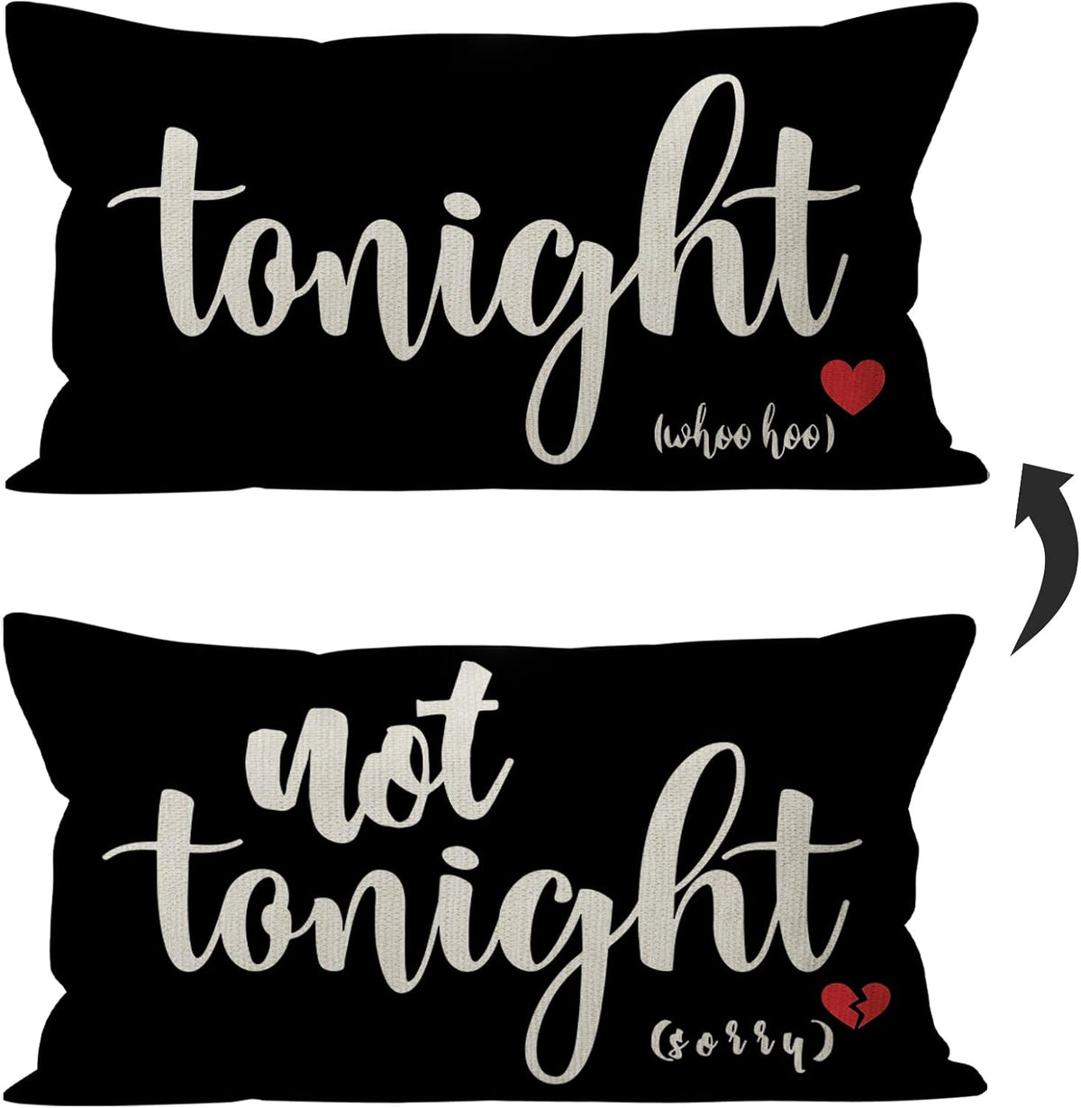 Mancheng-zi Bridal Gift,12x20 Pillow Cover,Bridal Shower Gifts,Funny Couples Reversible Linen