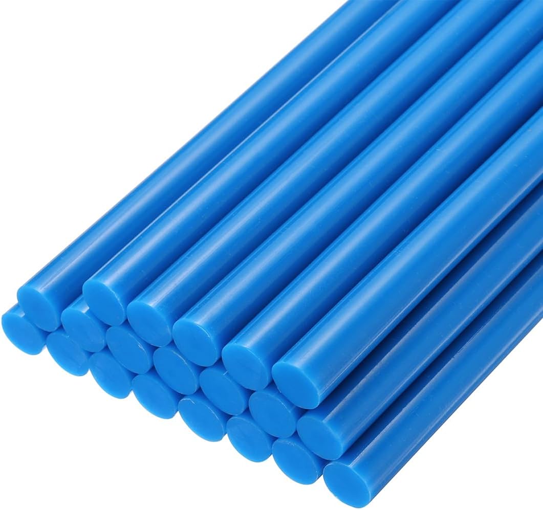 uxcell 20pcs Hot Glue Sticks for Glue Gun 7mm/0.28-inch x 10-inch Mini Hot Melt Adhesive Glue Stick