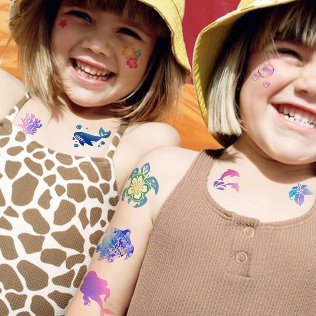 Temporary Tattoos for Kids - 320 Mixed Styles (36 Sheets) Tattoo Stickers Set for Boys and Girls