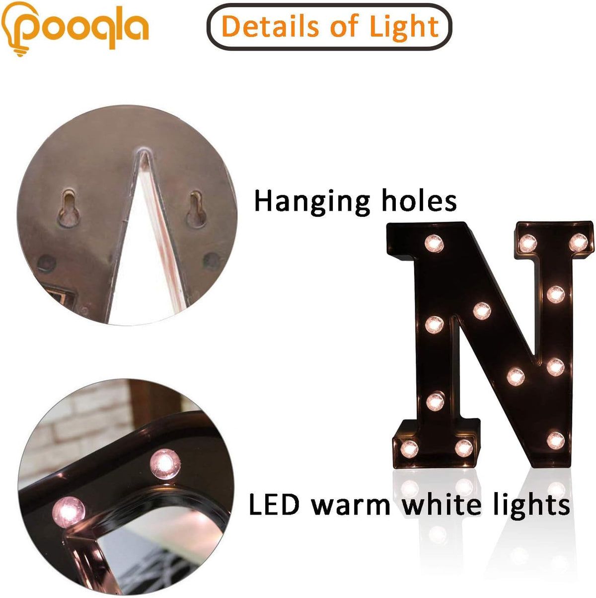Decorative LED Illuminated Letter Marquee Sign - Alphabet Marquee Letters with Lights For Wedding