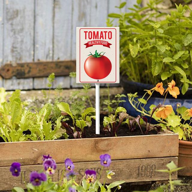 Eveokoki Aluminum Seed & Plant Labels - Plant Markes for Seedlings-Plant Tags for Pots - Garden