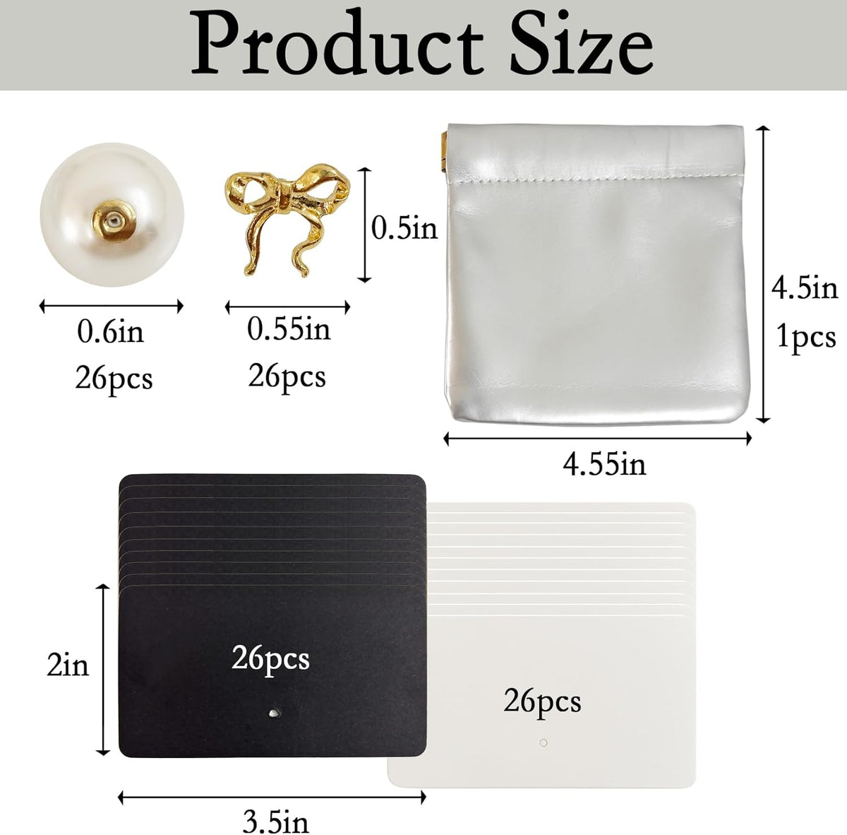 26Pcs Decorative Bow Place Card Holders Bulk Gold Name Card Stands Set Photo Holders for Wedding