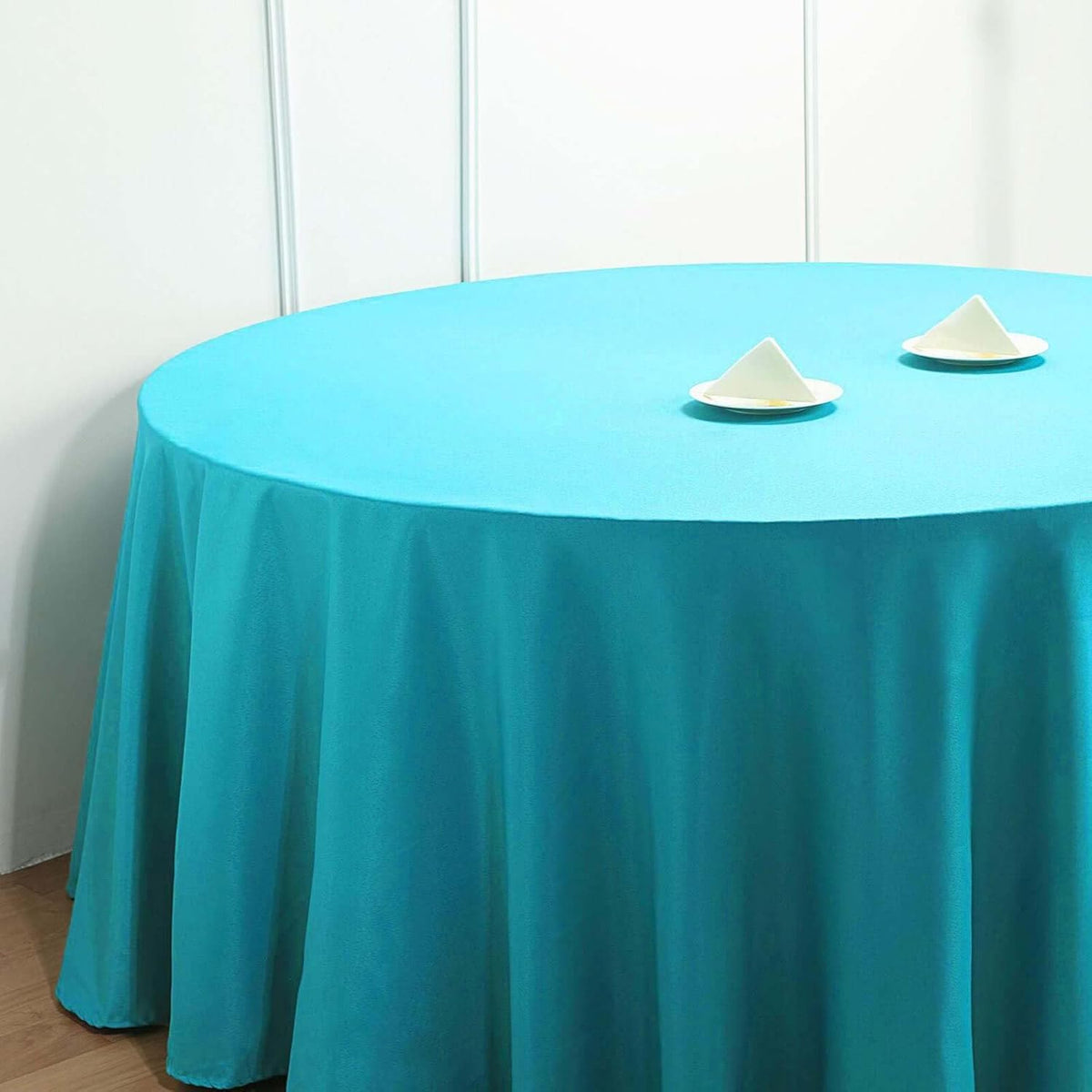 Efavormart Round Tablecloth, 132 Inch Stain & Wrinkle Resistant Washable Table Cloth, Decorative