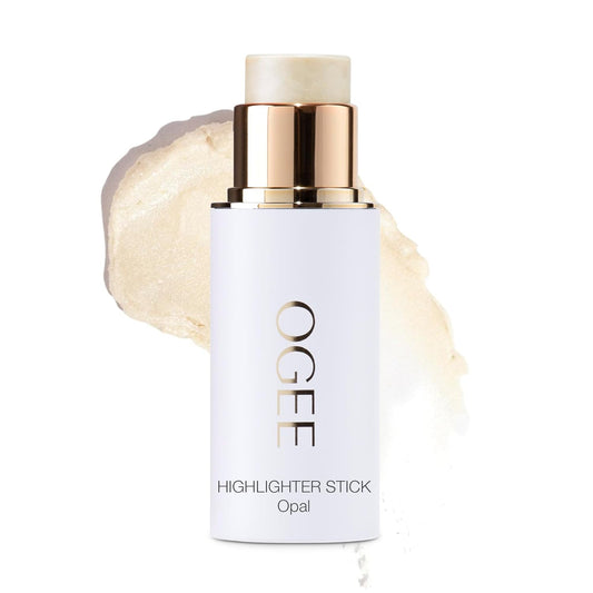 Ogee Sculpted Face Stick (OPAL - STARLIGHT WHITE) Certified Organic Highlighter Makeup - Multi-Use