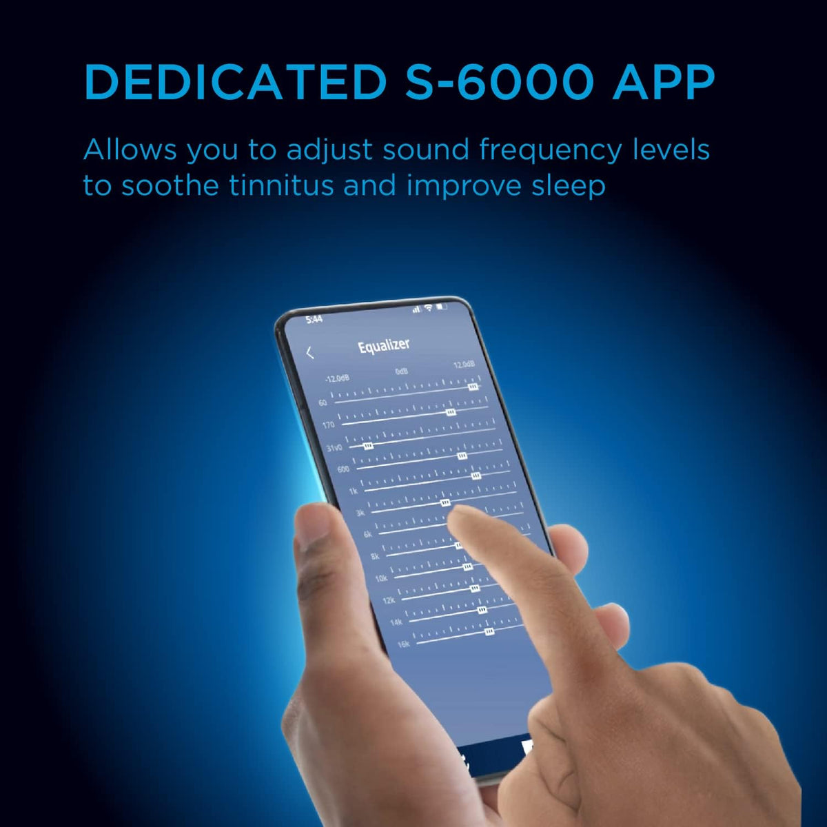 Sound Oasis Deluxe Bluetooth Sleep Tinnitus Sound Machine, World’s Best White Noise Machine for