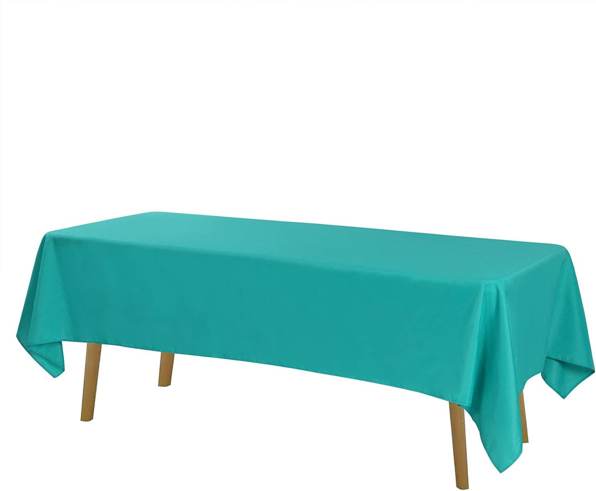 Rectangle Tablecloth 60x102 inch Washable Polyester Fabric Table Cloth for Wedding Party Dining