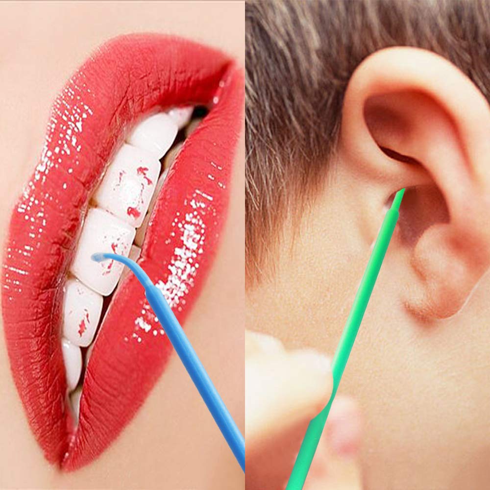 500 PCS Disposable Micro Applicator Brush Bendable Makeup Brush Mascara Brush for Eyelash