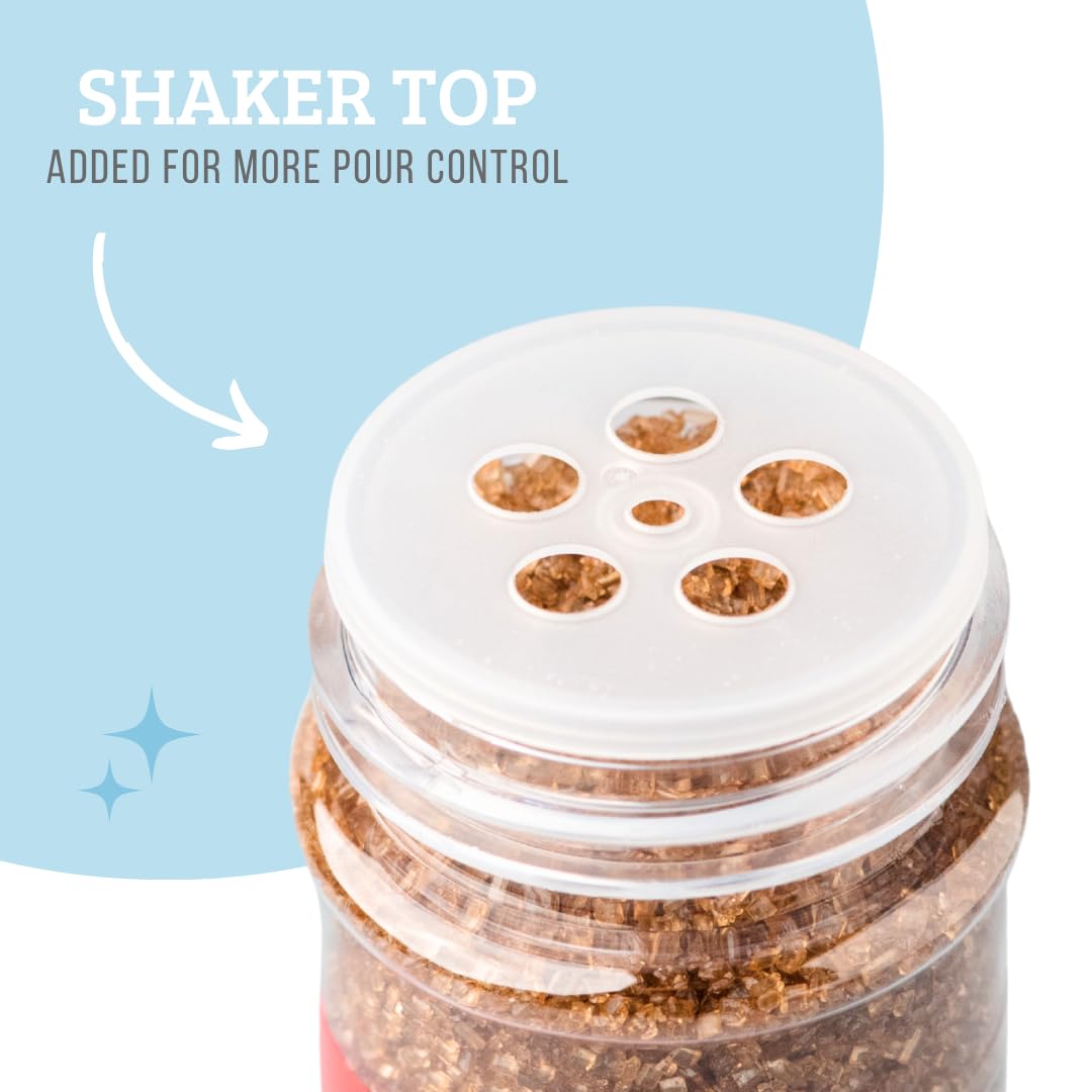 Sweets Indeed Cinnamon Brown Sugar Topping – 5.11 oz Jar | Holiday Baking & Drink Garnish | Edible