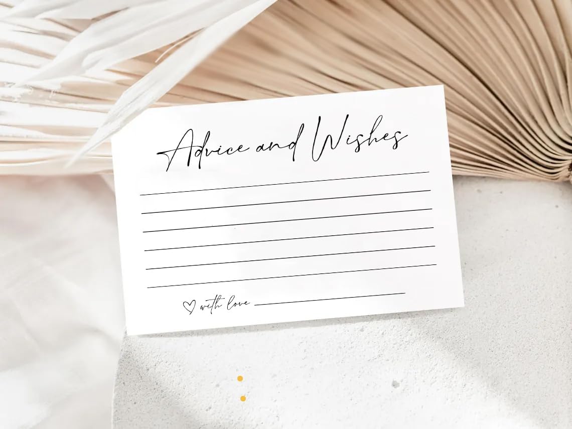 GardenCity Advice and Wishes Cards for Any Event – Well Wishes & Wedding Advice Cards for Bride &
