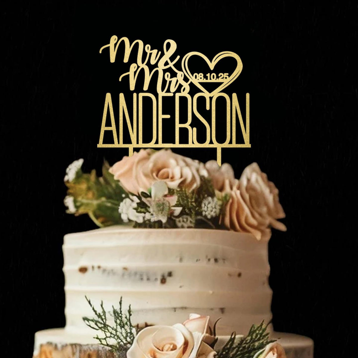 Wedding Cake Toppers/Wedding Cake Toppers Bride and Groom/Custom Cake Topper/Customizable