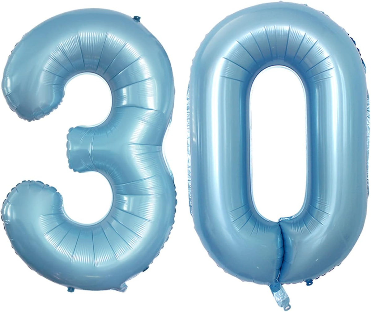 GOER Number 30 Balloons for 30th Birthday Party Decorations,42 Inch Jumbo Foil Helium Balloons for