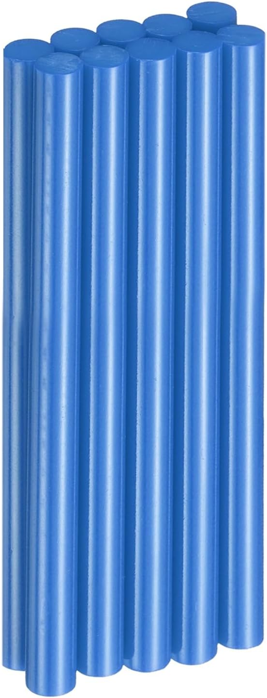 HARFINGTON 10pcs Hot Glue Sticks 0.43" Dia x 5.91" Long EVA Mini Hot Melt Adhesive Glue Stick for