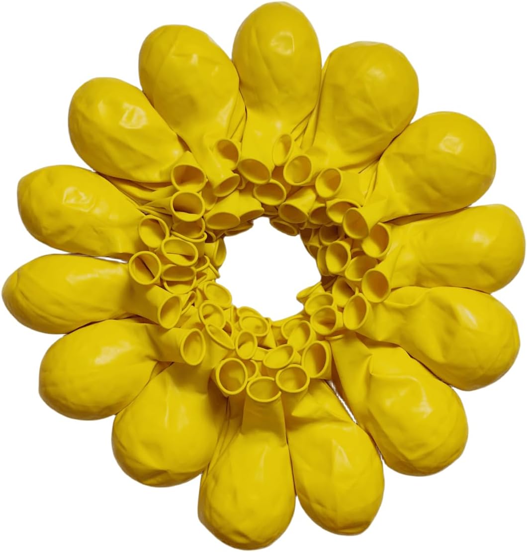 90 Pack Yellow Balloons 18 inch Yellow Latex Big Balloons for Party Decorations and Events