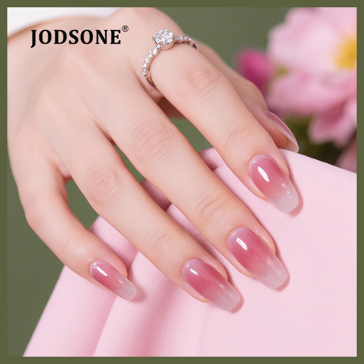 JODSONE 32 Colors Jelly Gel Nail Polish Kit with U V Light Crystal Transparent Classic Color 4