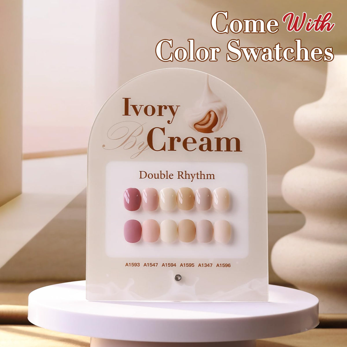 Double Rhythm 6 Pcs 15 ML Gel Polish Set Same Color Same Bottle Soak Off Gel Polish Kit Nail Art