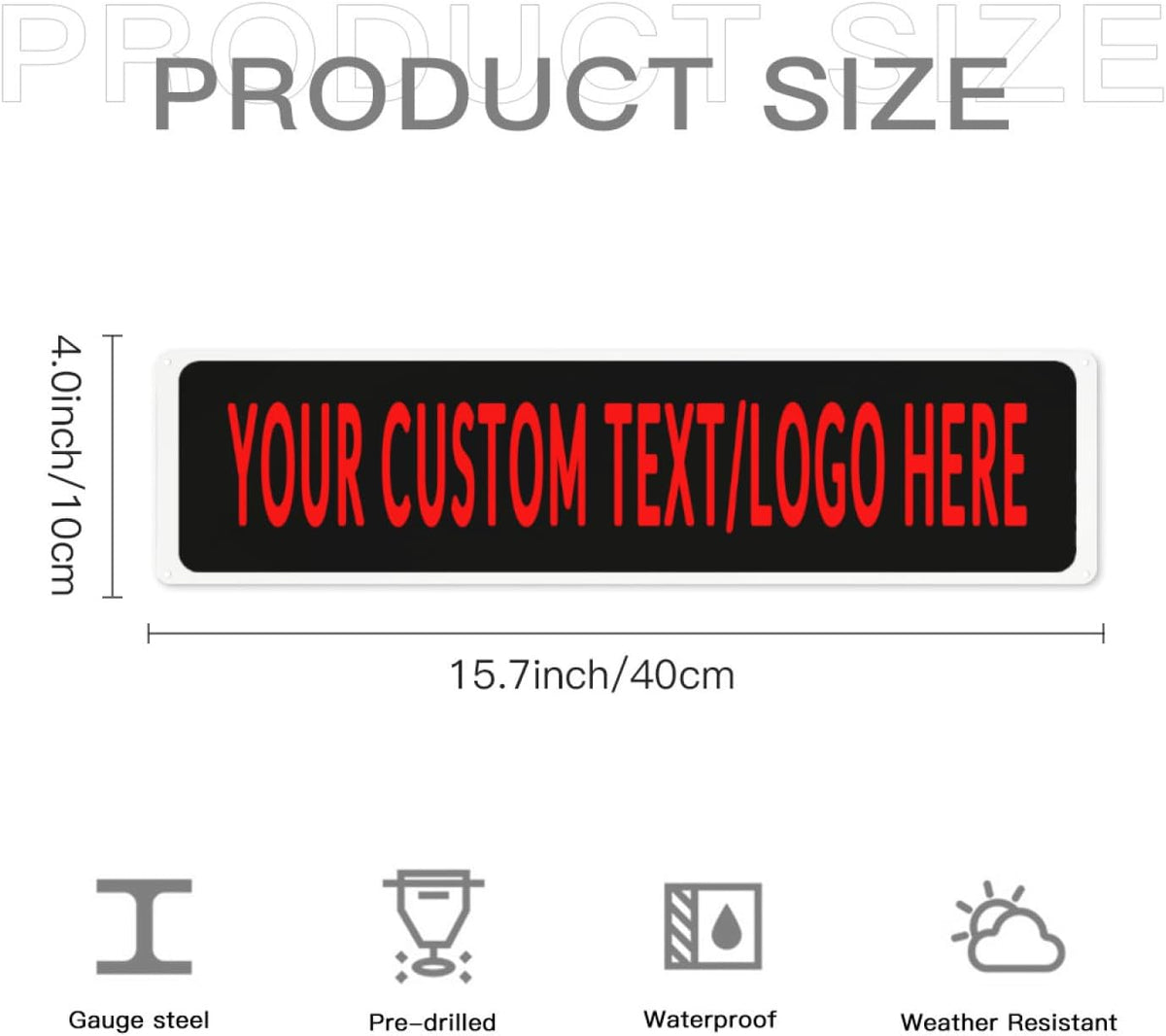 Custom Sign Personalized Custom Metal Sign, Customize For Office, Business, Workplace, Office