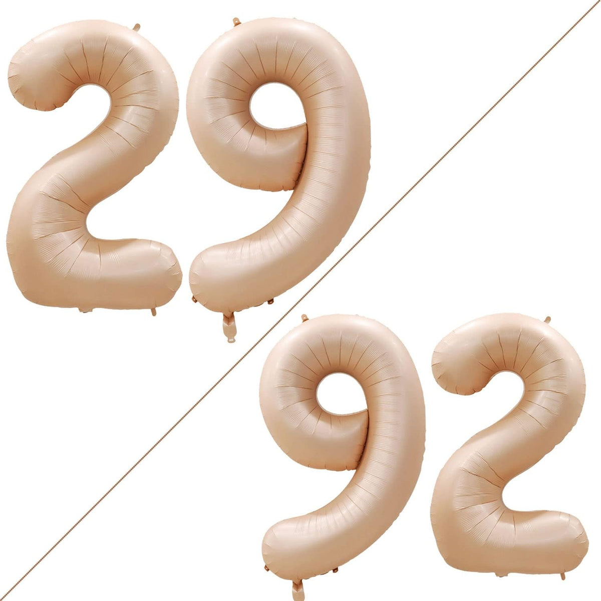 GOER Number 29 Balloons for 29th Birthday Party Decorations,42 Inch Jumbo Foil Helium 92 Balloons