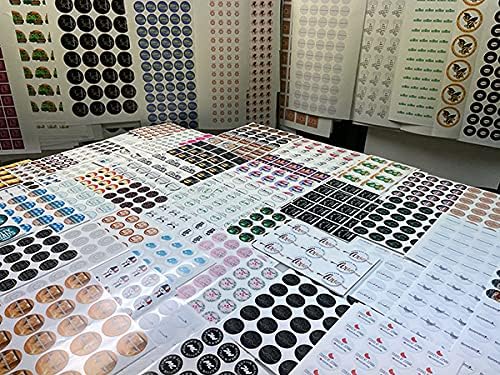 125 3x2 Oval Custom Personalized Stickers Labels Waterproof Dishwasher Safe Vinyl, Made USA, Made