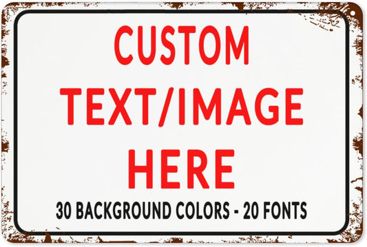 Custom Sign Personalized Custom Metal Sign, Customize For Office, Business, Workplace, Office