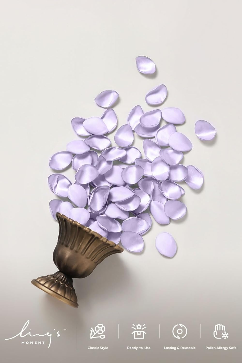 Ling's Moment 200pcs Rose Petals, Silk Flower Petals for Wedding/Aisle/Flower Girl Baskets/Table