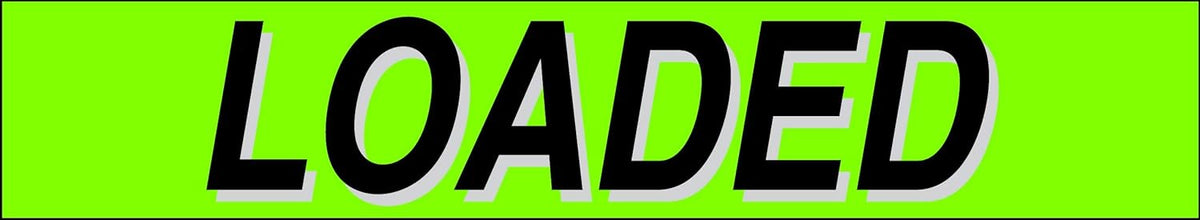 Ez-line Vinyl Windshield Stickers 3 Dozen 15 Inch Chartreuse Slogan Dealership Pro Pack for Car