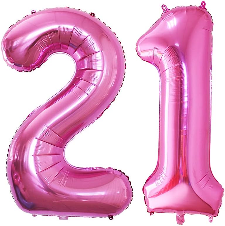 GOER Number 12 Balloons for 12th Birthday Sweet 12 Party Decorations,42 Inch Jumbo Foil Helium 21