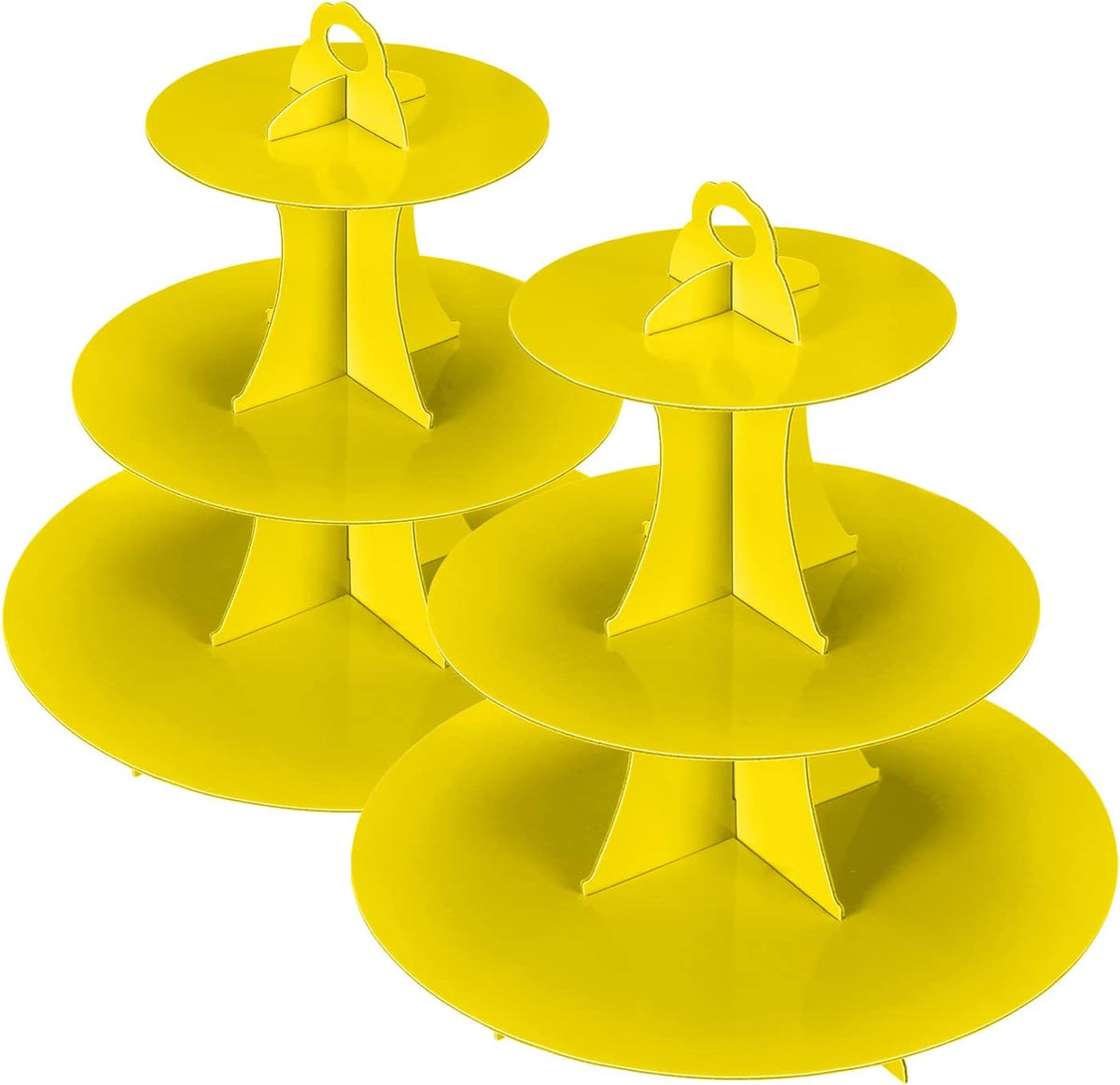 2Pcs 3-Tier Cupcake Stand, Cake Stand holder, Tiered DIY Cupcake Stand Tower for Dessert Table