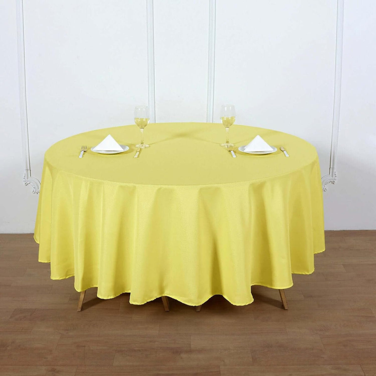 Efavormart Round Tablecloth, 90 Inch Stain & Wrinkle Resistant Washable Table Cloth, Decorative