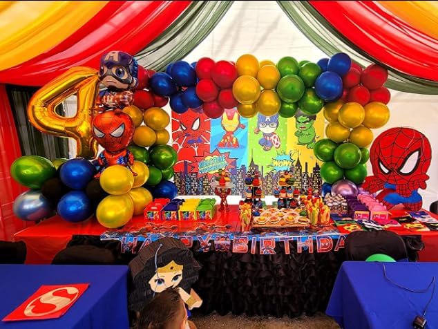 Metallic colored balloons 50 pcs 10 inch multicolor balloons Double layer colorful balloons are