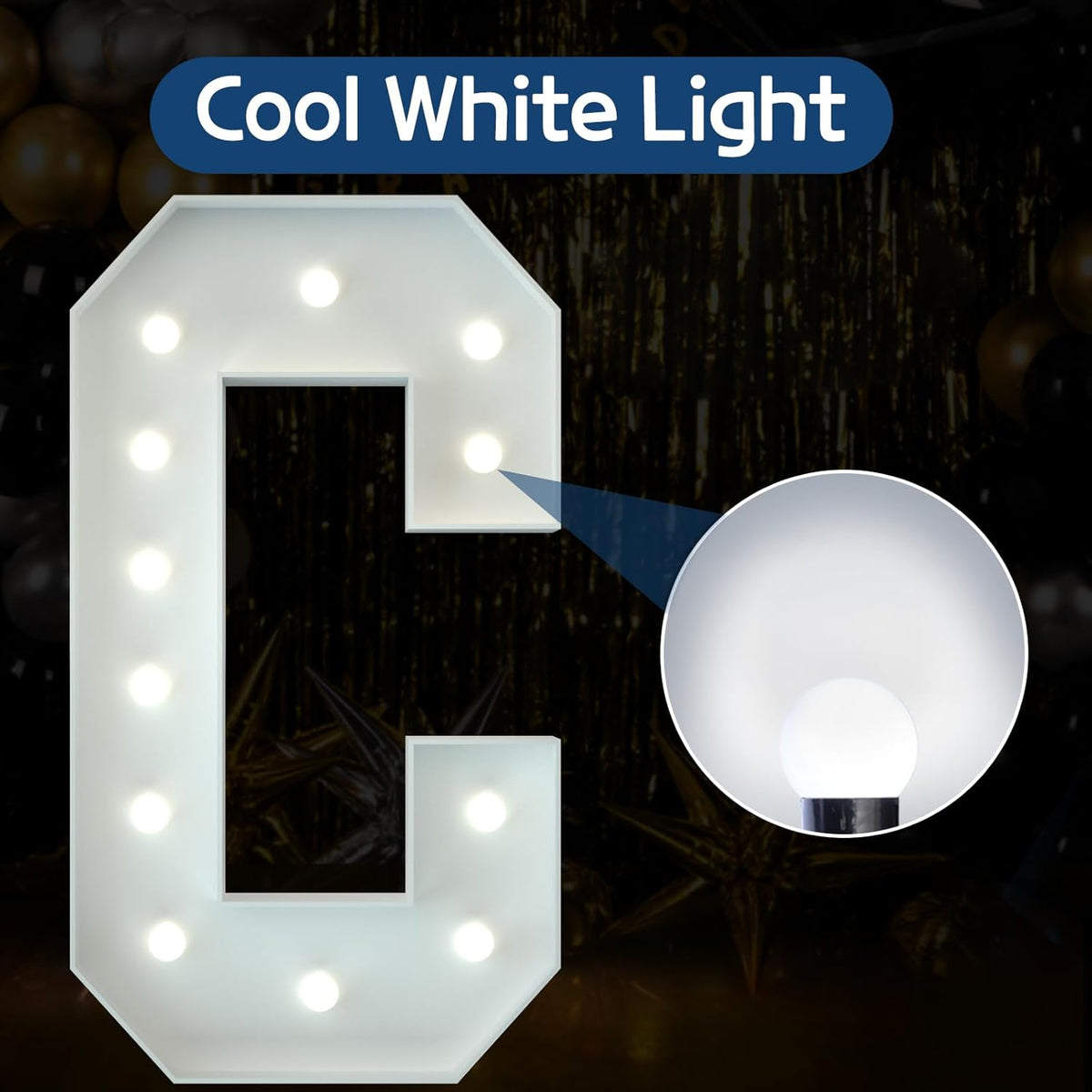 Marquee Letters 4 Feet Tall Large Light Up Letters Baby Shower Decorations Wedding Engagement Happy