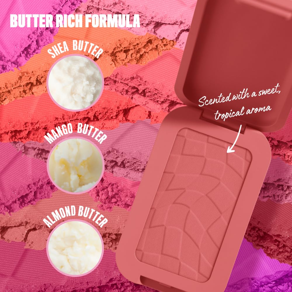 NYX PROFESSIONAL MAKEUP Buttermelt Powder Blush, Fade and Transfer-Resistant Blush, Up to 12HR Make