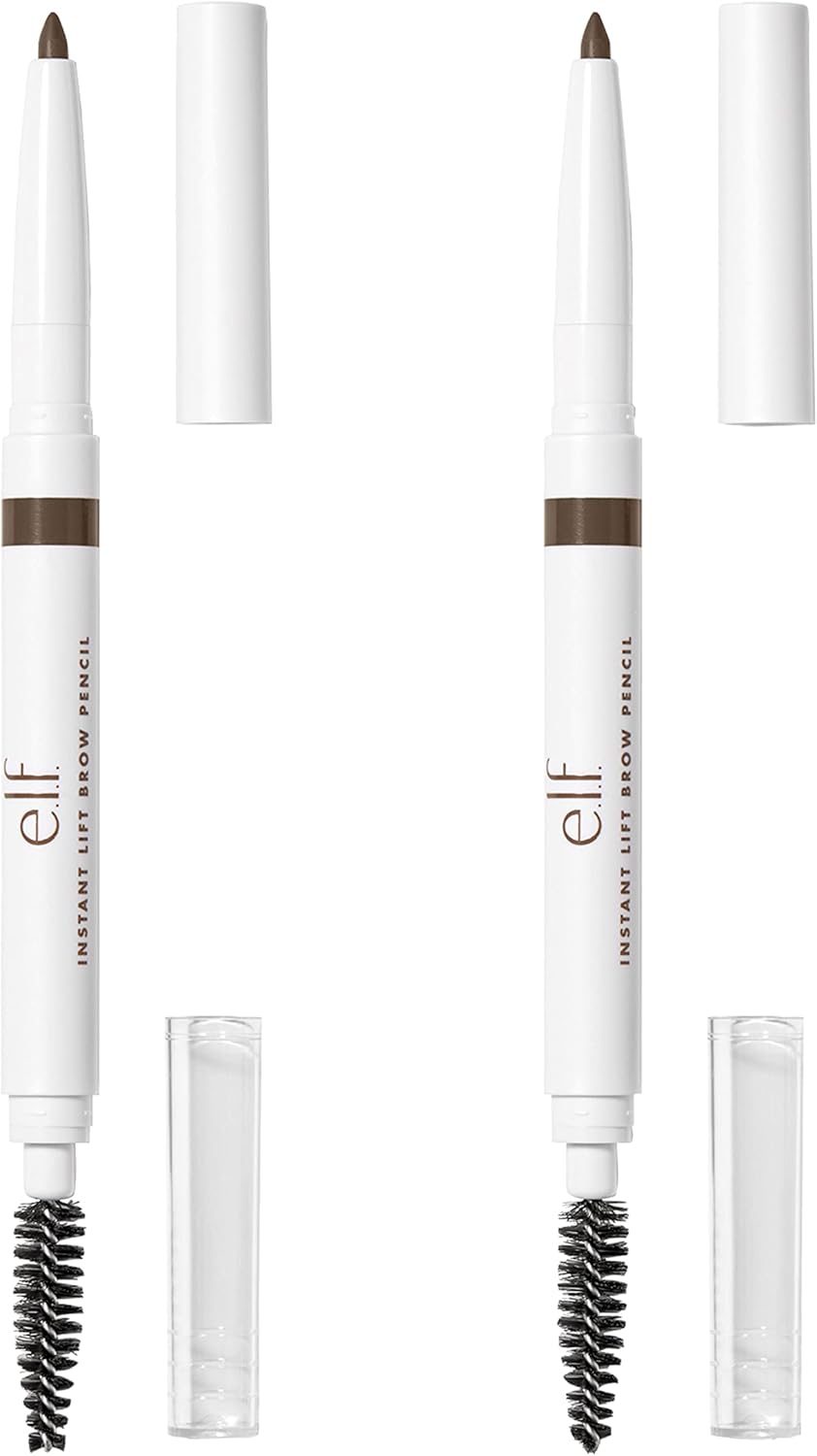 e.l.f. Instant Lift Brow Pencil, Dual-Ended Precision Brow Pencils For Shaping & Defining Eyebrows