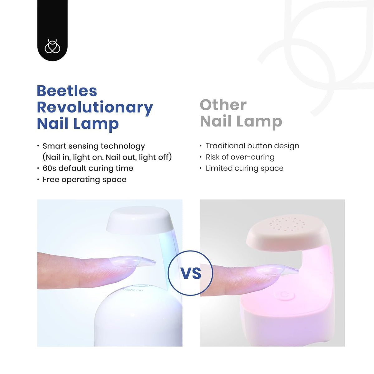 Beetles Gel Nail Kit Coffin: 504Pcs False Nail Tips Easy Nail Extension Set Short Coffin Shape 5 In