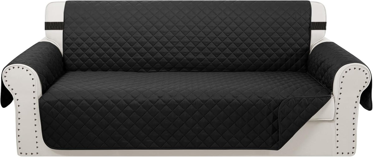Reversible Oversized Sofa Covers Couch Cover Furniture Protector for Dogs Elastic Straps Water