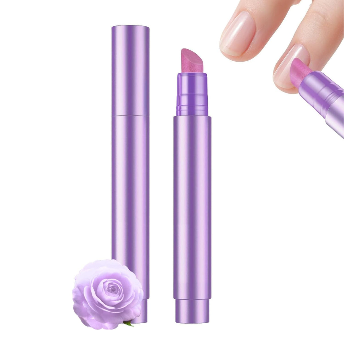 3-in-1 Cuticle Oil Pen Cuticle Pusher Nail Oil Pen with Ceramic Tip, Cuticle Treatment for