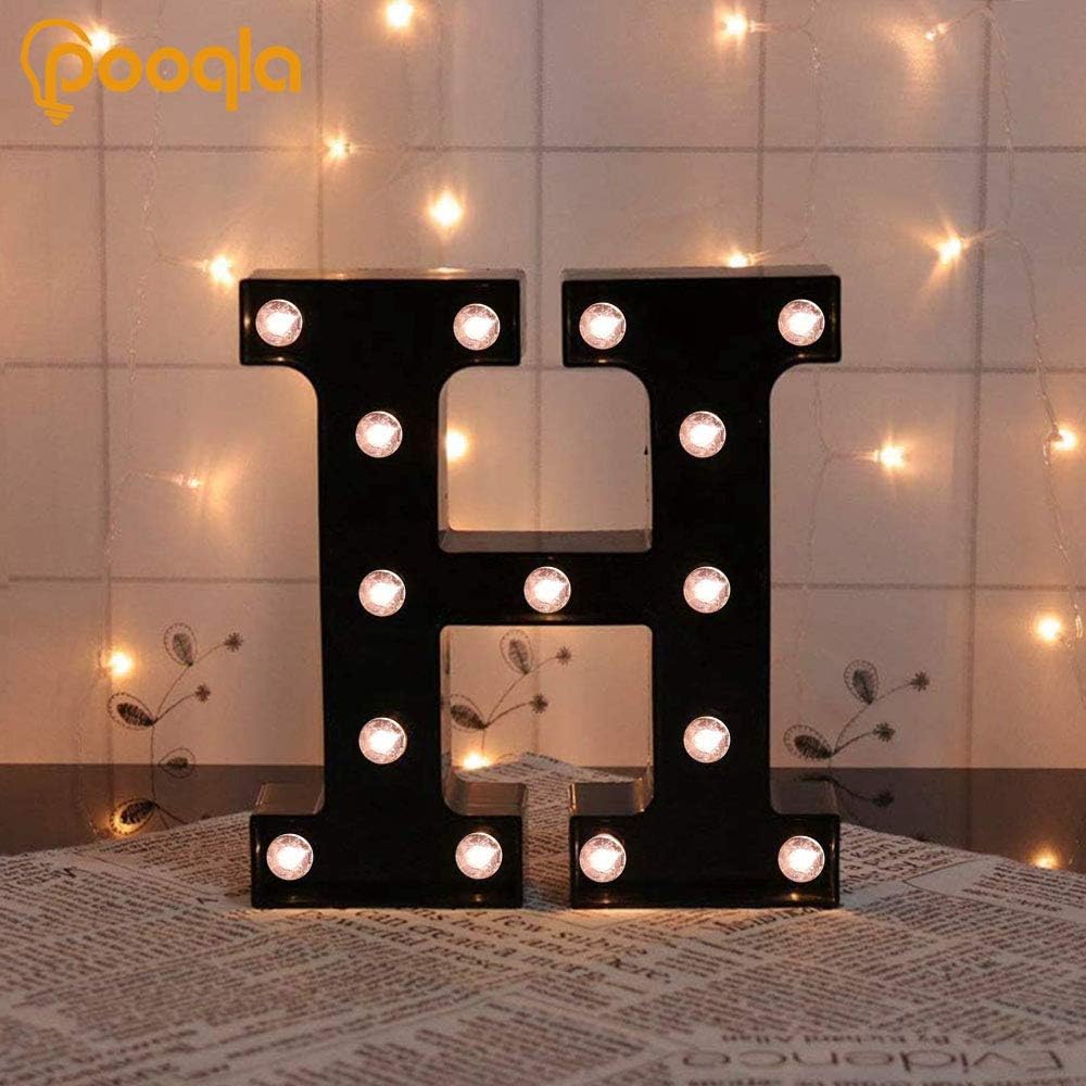Decorative LED Illuminated Letter Marquee Sign - Alphabet Marquee Letters with Lights For Wedding