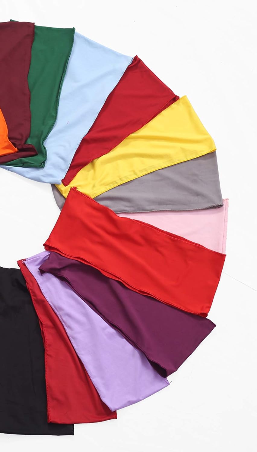 VDS Pack of 250 PCS | Gold | Spandex Chair Sashes Bows Without Buckle | Stretch Elastic Banquet