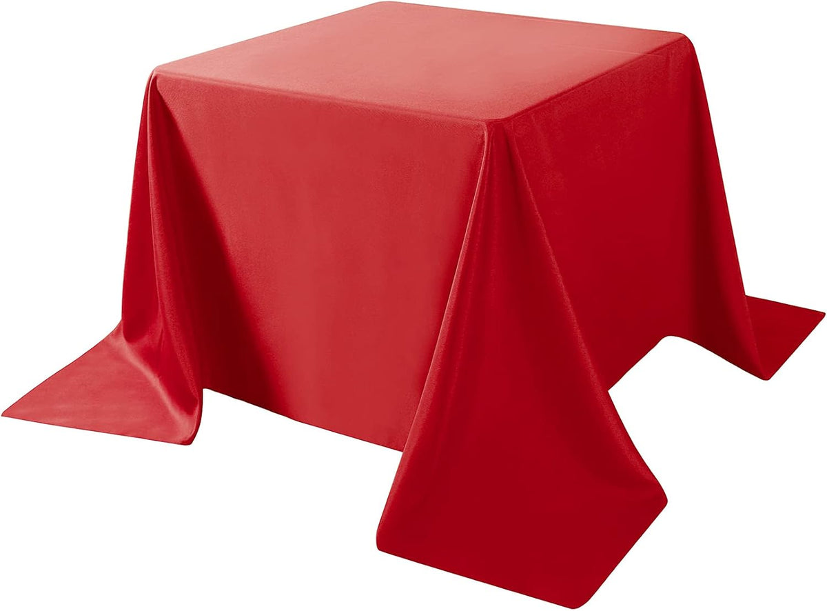 Cupuamon Square Tablecloth 70x70 inch Washable Polyester Fabric Table Cloth for Wedding Party