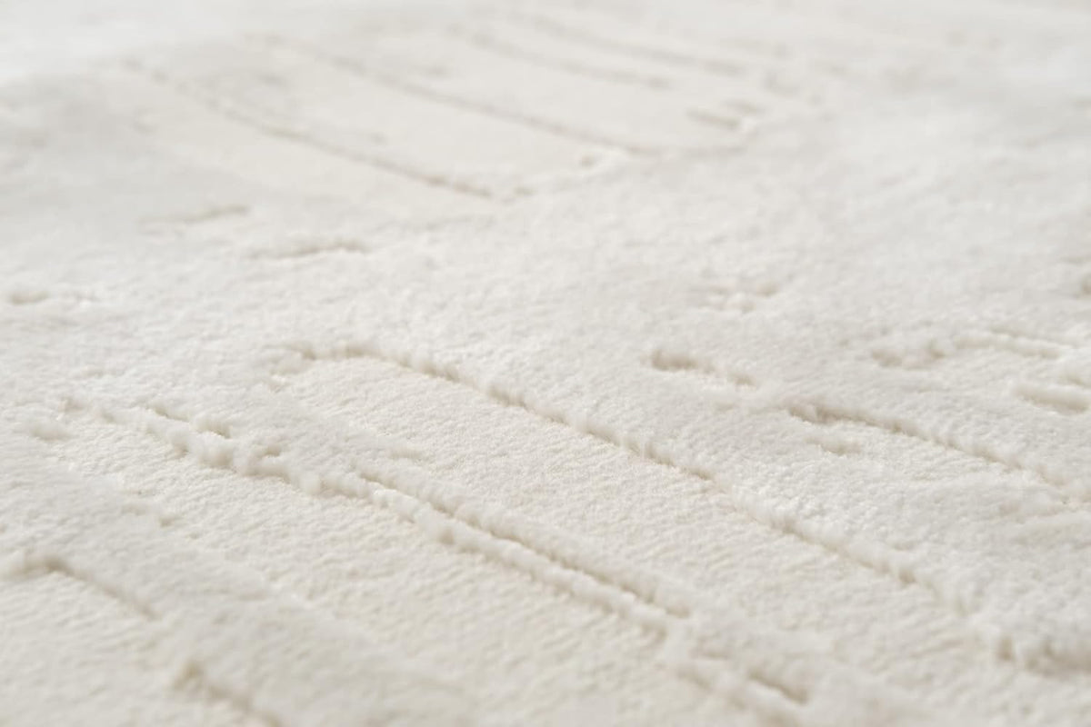 Revival Rugs Shell 3'11"x6'1" Machine Washable Area Rug for Kitchen Bedroom - 100% Recycled