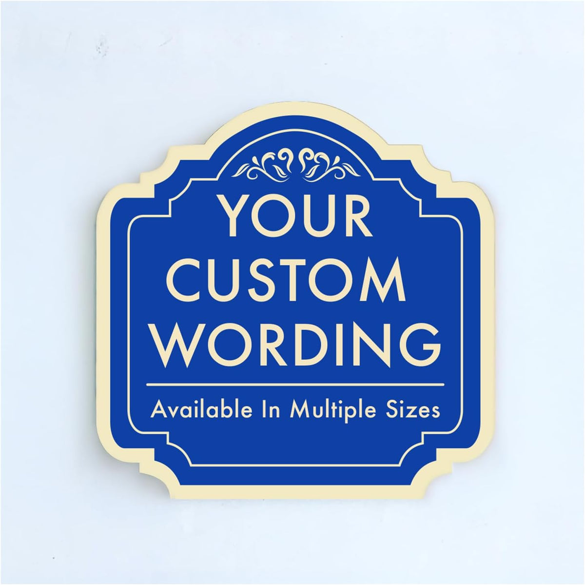 Custom Decorative Outdoor Metal Sign - Personalized Aluminum, Customized Driveway Sign, Waterproof