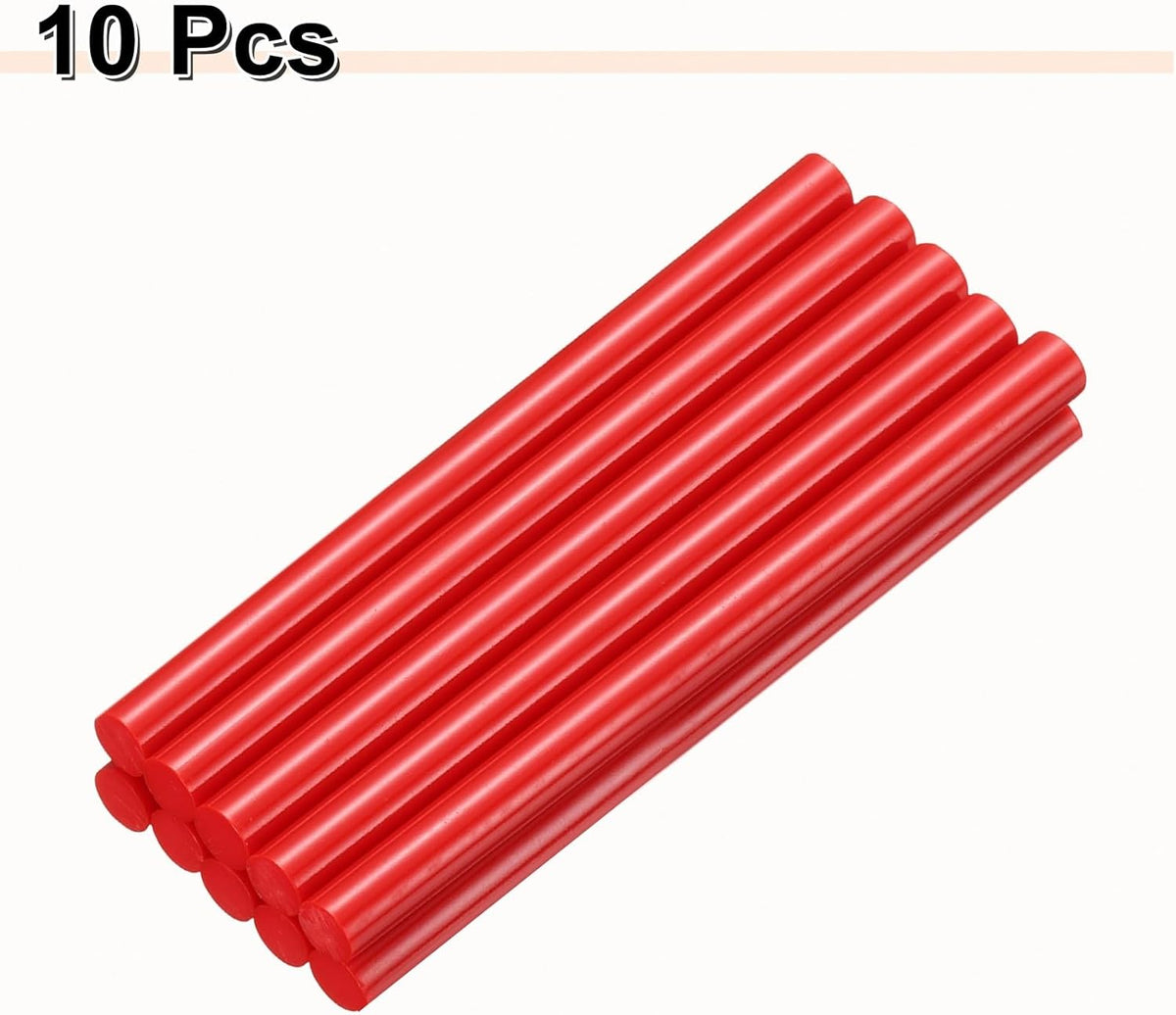 HARFINGTON 10pcs Hot Glue Sticks 0.43" Dia x 5.91" Long EVA Mini Hot Melt Adhesive Glue Stick for