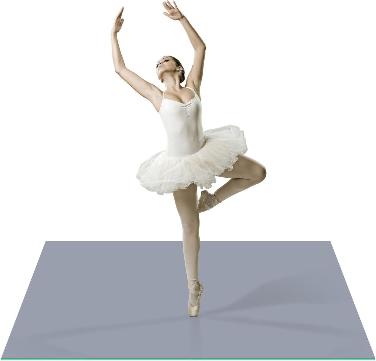 BALAPET Dance Floor Ballet Dance Floor Heavy-Duty 5MM Thick PVC Practice Floor for Ballet, Tap