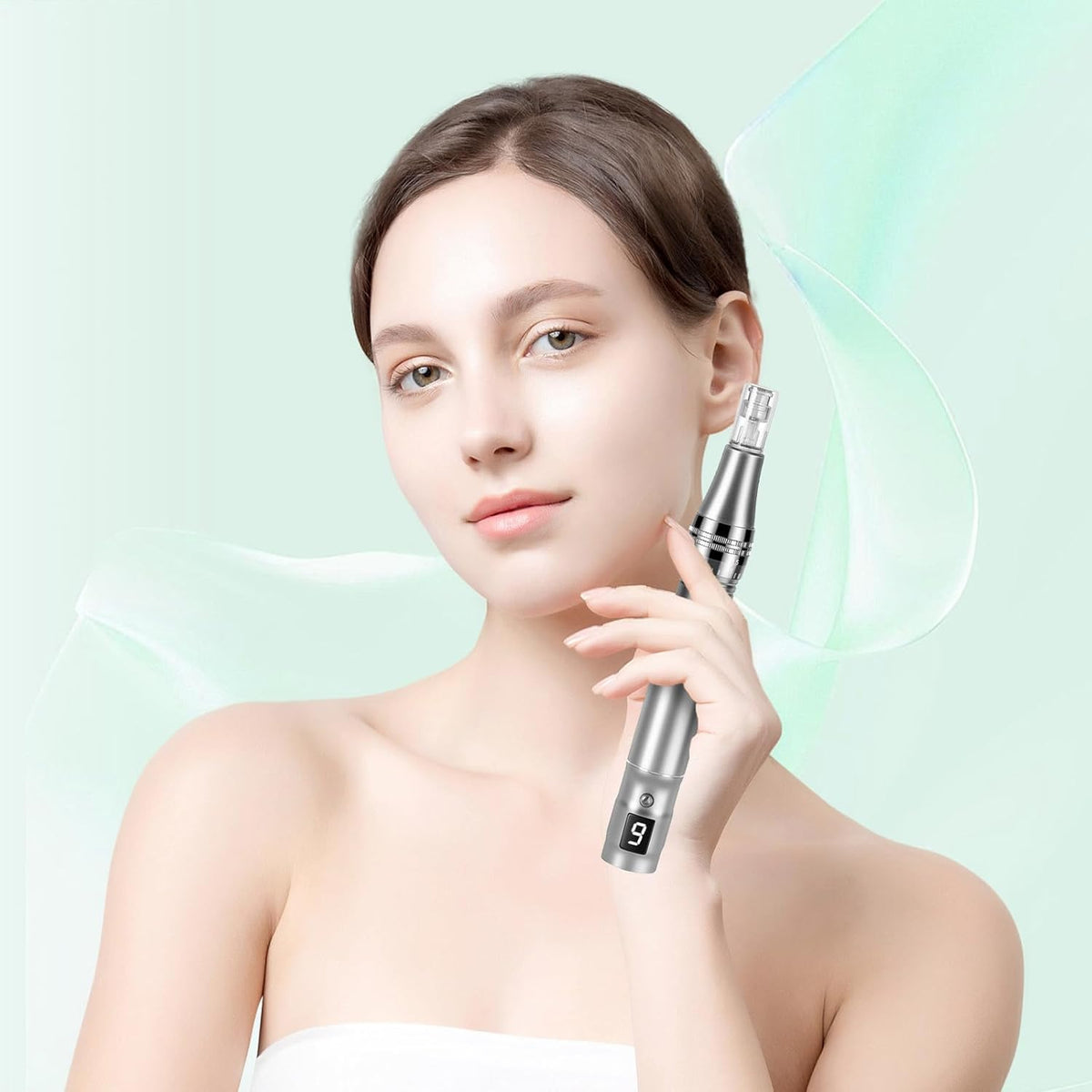 Derma Roller for Skin, 0.25mm Mcroneeding Derma Roller Pen for Face & Scalp, Beauty Pen for Women