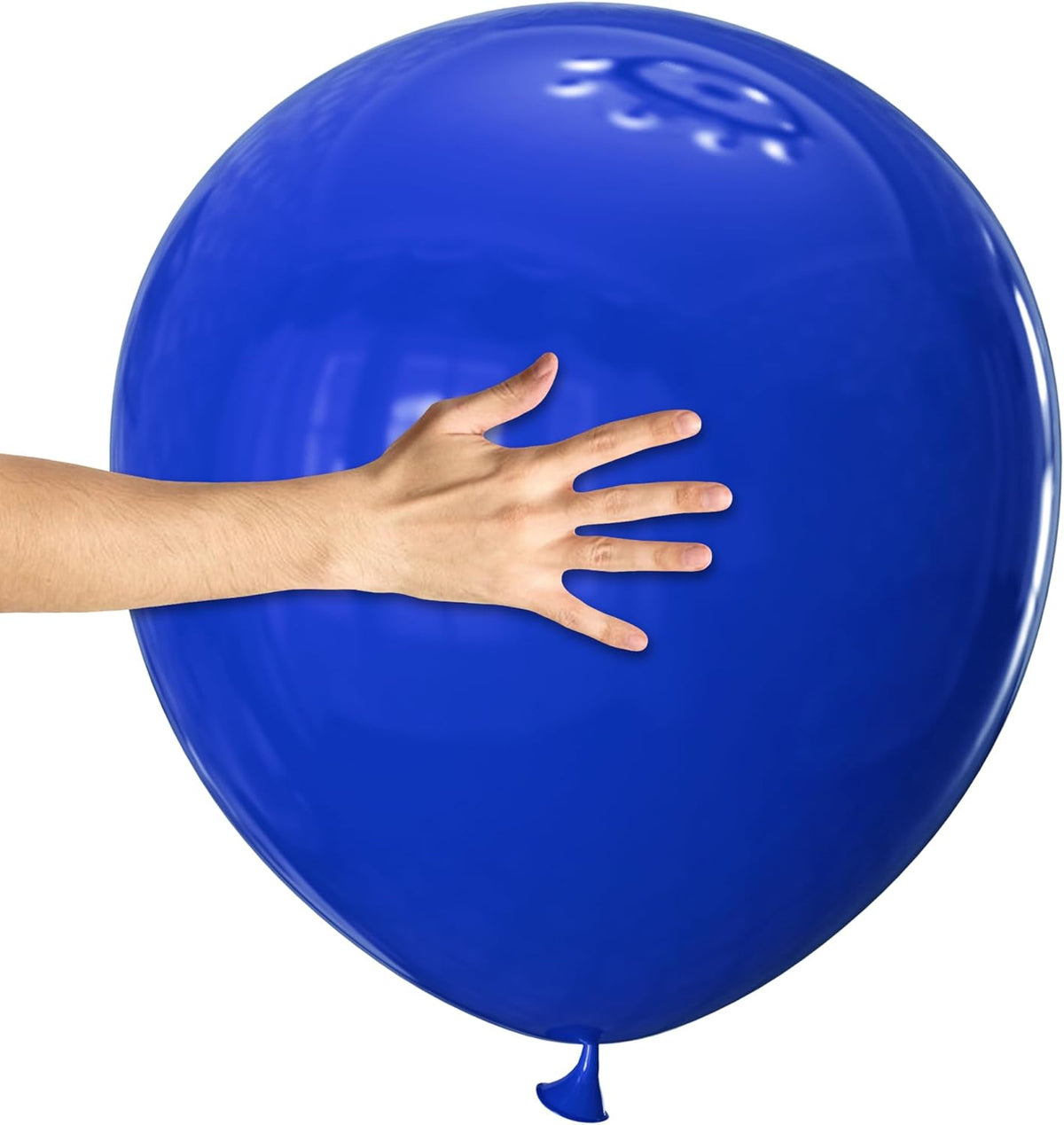 KAWKALSH Blue Big Balloons 32pcs, 18 Inch Large Latex Giant Heavy Duty Balloons for Birthday