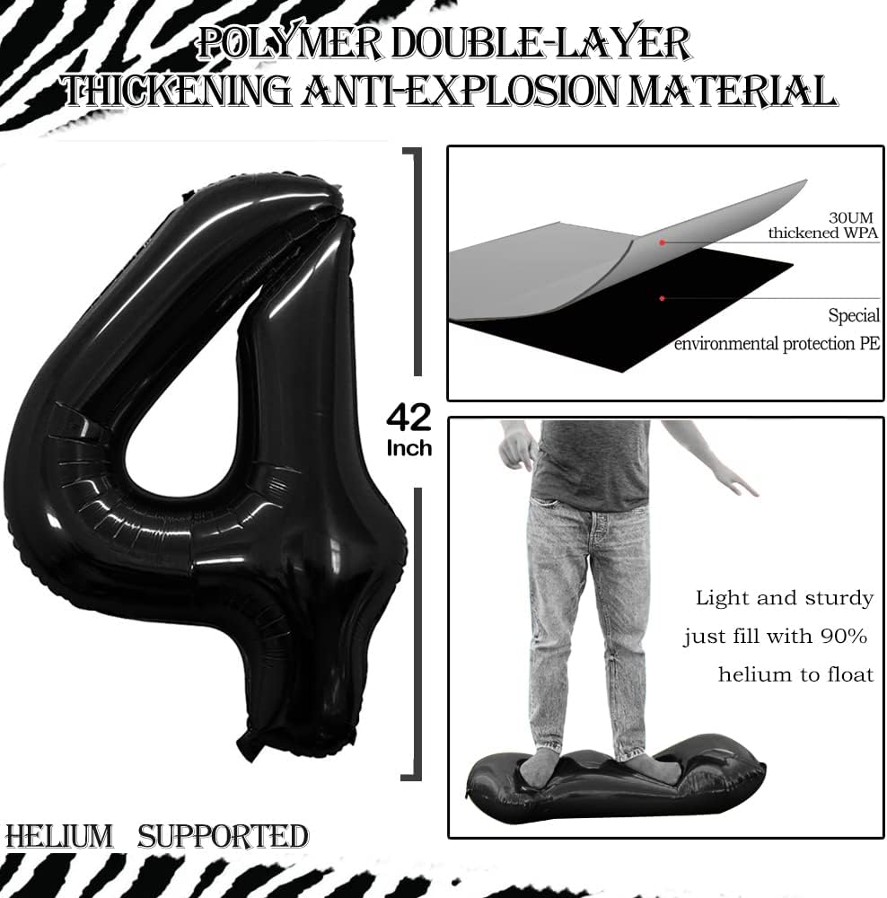GOER Number 14 Balloons for 14th Birthday Sweet 14 Party Decorations,42 Inch Jumbo Foil Helium 41