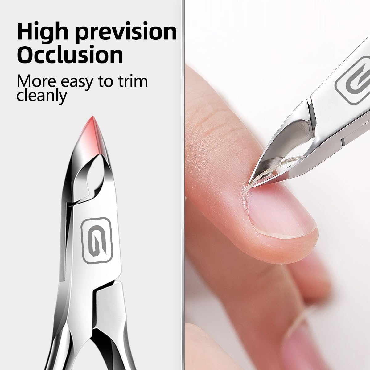 Cuticle Trimmer 3/4 Jaw Extremely Sharp Cuticle Nippers Scissors Stainless Steel Clippers Cutter