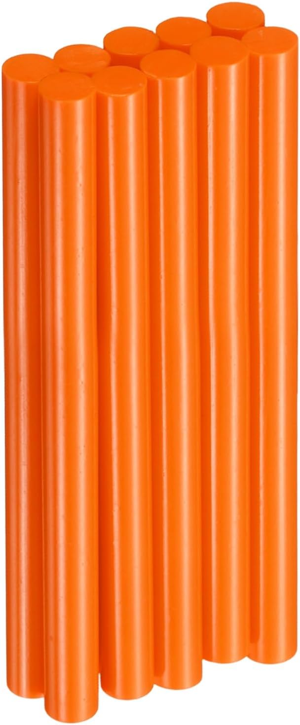 HARFINGTON 10pcs Hot Glue Sticks 0.43" Dia x 5.91" Long EVA Mini Hot Melt Adhesive Glue Stick for