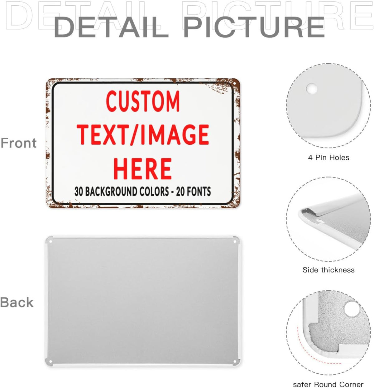 Custom Sign Personalized Custom Metal Sign, Customize For Office, Business, Workplace, Office